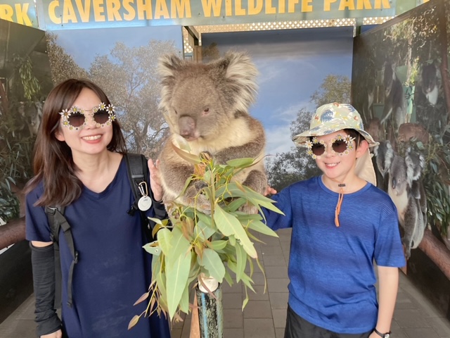 Caversham Wildlife Park カバシャムワイルドライフパーク　コアラと写真