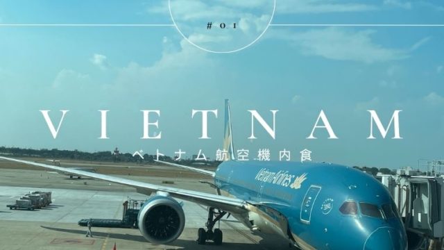 ベトナム航空機内　関西空港→ホーチミンシティ→パース　機内食　乗った感想